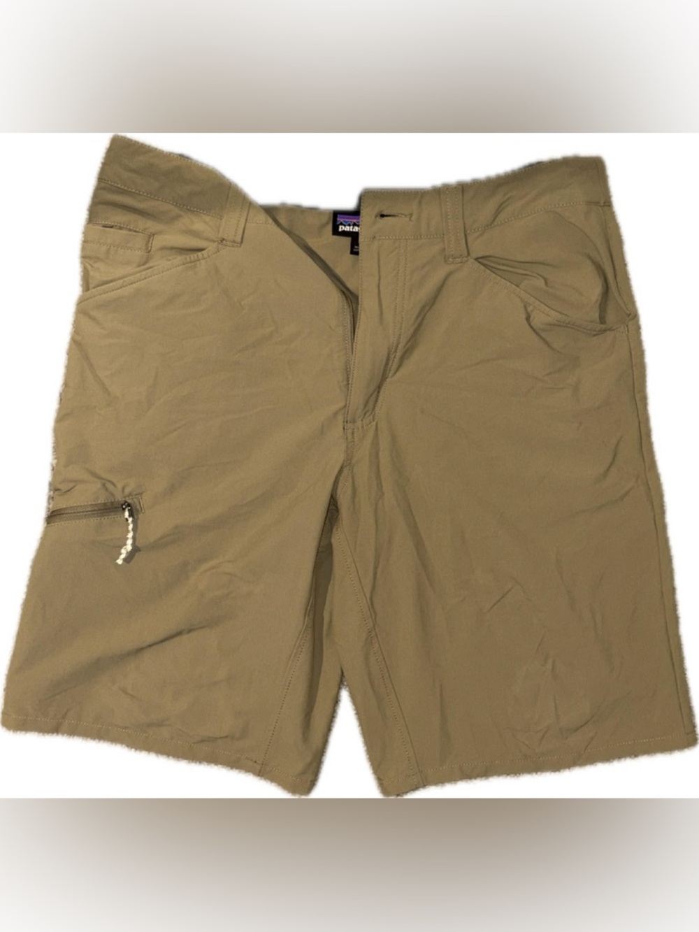 Patagonia Men's Shorts - Khaki with Gray Waistband